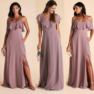 Birdy Grey Jane Convertible Sleeve Maxi Dress w/Flouce Bodice - 3 Looks in 1